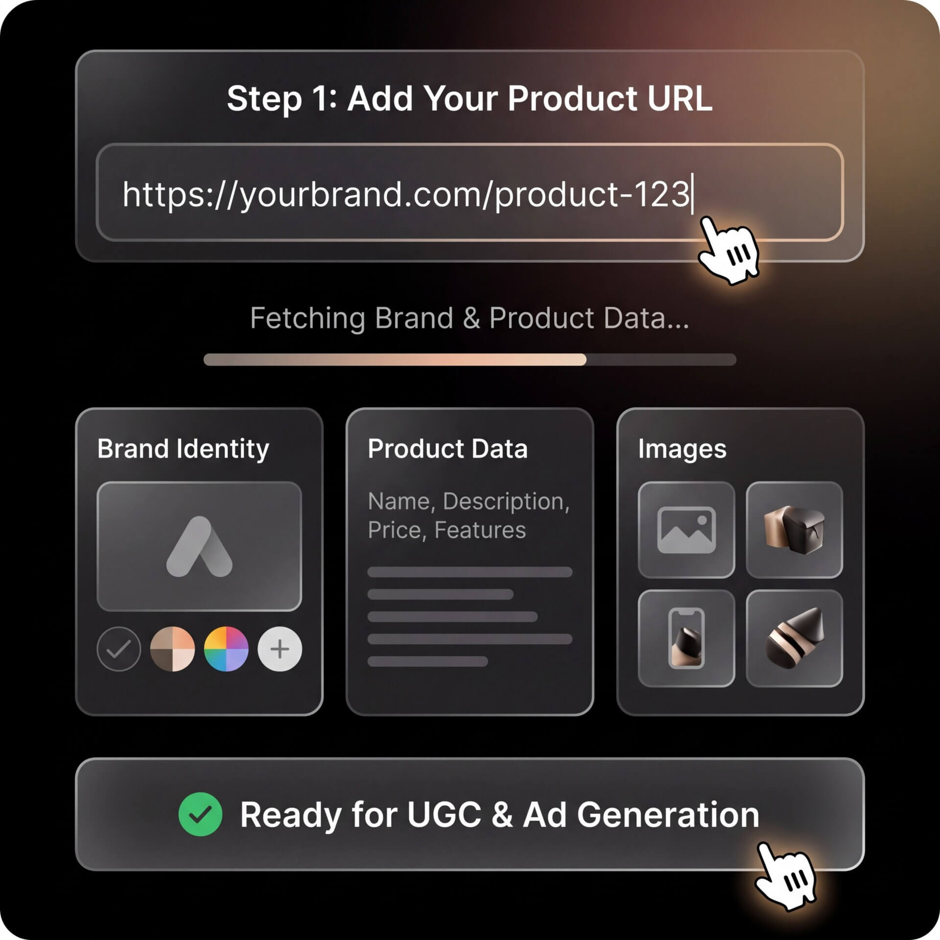 Input Product URL